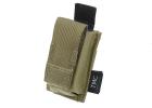 G TMC Cordura MOLLE Single Pistol Mag Pouch ( tan )